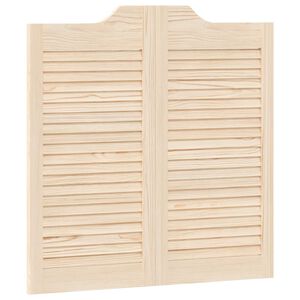 vidaXL Vrata na hod 80 x 40 cm Trdna borovina Naravna
