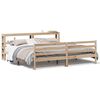 vidaXL Posteljni okvir brez vzmetnice 180x200 cm trdna borovina