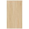 vidaXL Pisalna miza sonoma hrast 90x40x72 cm inženirski les