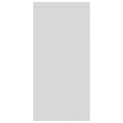 vidaXL Komoda bela 88x30x65 cm iverna plošča