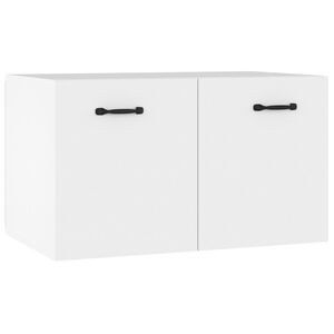 vidaXL Stenska omarica bela 60x36,5x35 cm inženirski les