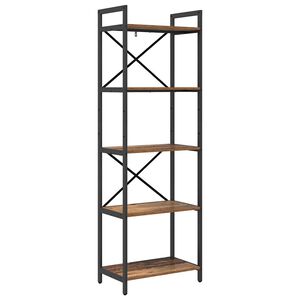 vidaXL Knjižna polica Star les 56 x 34 x 171 cm Konstruiran les