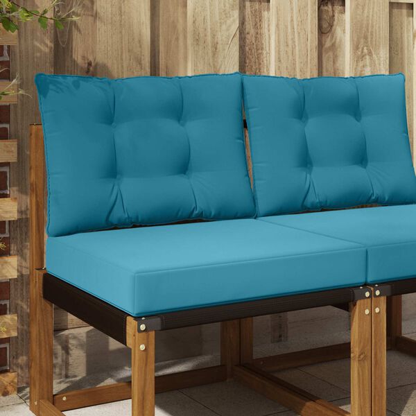 vidaXL Zunanja blazina za kavč 2 pcs Kraljevo modra Poliester