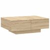 vidaXL Klubska mizica sonoma hrast 90x60x31 cm inženirski les