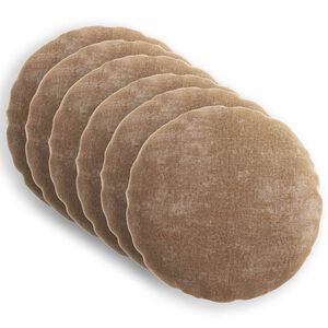 vidaXL Prevleka za blazino 6 kos HEERLEN Rjava &Oslash; 50 cm