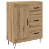 vidaXL Strani &scaron;al Obrtni Hrast 69,5 x 34 x 90 cm Konstruirano leseno