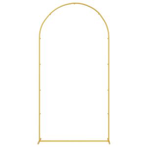 vidaXL Poroka Arch Zlata 100 x 39 x 200 cm Jeklo