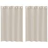 vidaXL Voile zavesa 2 kos Pe&scaron;čena 140 x 140 cm Poliester