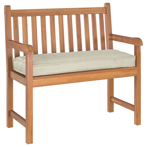 vidaXL Blazina krema 100 x 40 x 8 cm Oxford tkanina