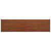 vidaXL Okenski nadstre&scaron;ek Rjav les 60 x 25 x 4,5 cm PVC