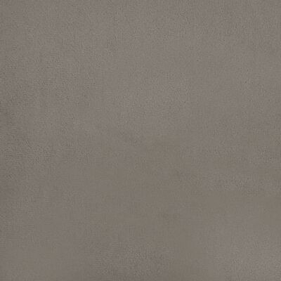 vidaXL Stenski paneli 12 kosov svetlo sivi 60x15 cm žamet 1,08 m²