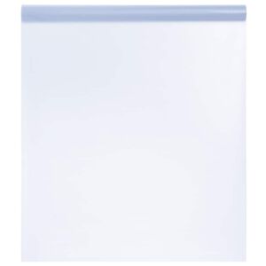vidaXL Folija za okna statična matirana siva 45x500 cm PVC