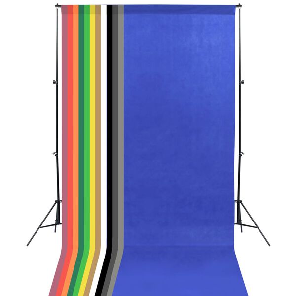 vidaXL Komplet za foto studio s softbox lučmi in ozadji