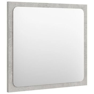 vidaXL Kopalniško ogledalo betonsko sivo 40x1,5x37 cm iverna plošča