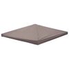 vidaXL Pokrov za gazebo Taupe 300 x 300 cm Poliester in jeklo