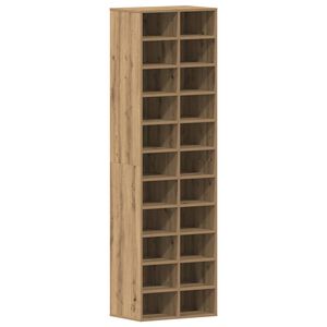 vidaXL omara za čevlje Artisan Oak 54x34x183 cm inženirski les