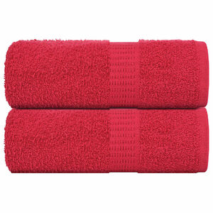 vidaXL Pralne brisače FROGN 2 kosa rdeče 30x30 cm 360 g/m&sup2;