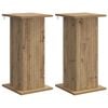 vidaXL Stojalo za rastline 2 kos Artisan hrast 30,5 x 30 x 60,5 cm