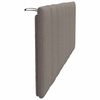 vidaXL Blazina za vzglavje Hanko taupe 120 cm blago
