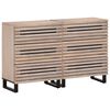 vidaXL Komoda 2 kosa 60x34x75 cm trden mangov les