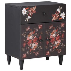 vidaXL Nočna omarica večbarvno 50 x 33 x 60 cm Masiven les manga