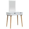 vidaXL Komplet toalet FAUSKE 2 kos Bela 76 x 50 x 143 cm