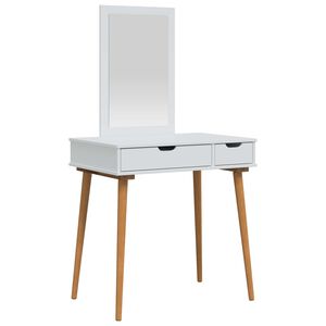 vidaXL Komplet toalet FAUSKE 2 kos Bela 76 x 50 x 143 cm