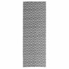 vidaXL Zunanja preproga ARAKIL črna 80x250 cm PP