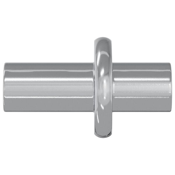 vidaXL Polica Peg 2 pcs srebrna 8,6 x 8,6 x 14,6 mm Jeklo