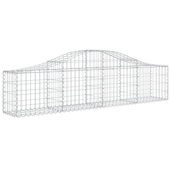 vidaXL Obokane gabion ko&scaron;are 30 kosov 200x30x40/60 cm pocinkano železo