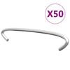 vidaXL Kavlji za gabion 50 kosov pocinkano jeklo 10 cm