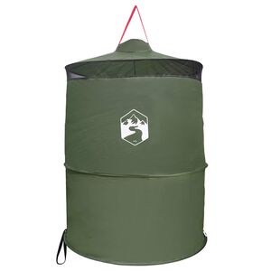 vidaXL Pop-up strani&scaron;čni &scaron;otor s visečo vrvjo Zelena 97 x 126 cm