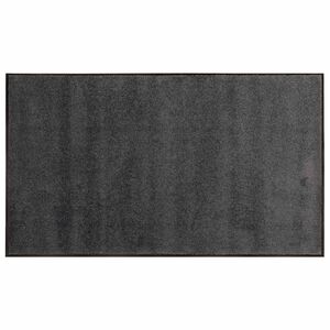 vidaXL Doormat Svetlo siva 350 x 120 cm 100% poliamid