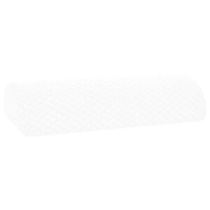 vidaXL Blazina za noge 52 x 20 x 12 cm Srednji Spominska pena Bela