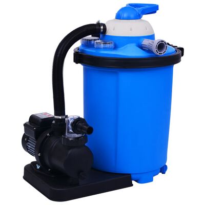 vidaXL Črpalka s peščenim filtrom in časovnikom 550 W 50 L