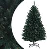 vidaXL Umetno Zložljivo Božično Drevo 150 cm PVC Temno zelena