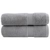 vidaXL Premium brisače za roke SOLUND 2 kosa sive 50x100 cm 600 g/m&sup2;