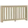 vidaXL Pokrov za radiator sonoma hrast 149x20x82 cm inženirski les