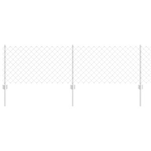 vidaXL Veriga Povezovalna Ograja s Stebrom 25 x 0,6 m (&Scaron; x V)