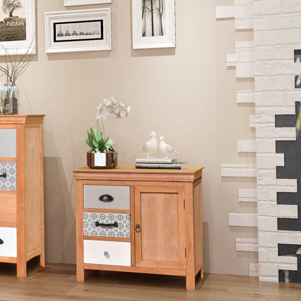 vidaXL Komoda 65x35x60 cm trden les evkaliptus