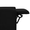 vidaXL Masažni stol s funkcijo vstajanja črn blago