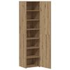 vidaXL Visok predalnik Umetni hrast 45 x 42,5 x 185 cm