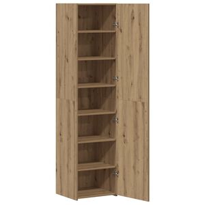 vidaXL Visok predalnik Umetni hrast 45 x 42,5 x 185 cm