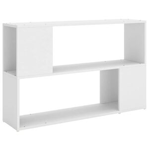 vidaXL Knjižna omara bela 100x24x63 cm iverna plo&scaron;ča