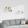 vidaXL Stenske police 2 kosa bele 80x23,5x3,8 cm MDF