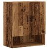 vidaXL Stenska omarica Old Wood 60x31x70 cm Inženirski les