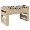 vidaXL Namizni nogomet Sonoma hrast 146,5 x 74 x 85 cm Inženirski les