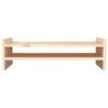vidaXL Stojalo za zaslon 50x27x15 cm trdna borovina
