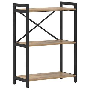 vidaXL Knjižna polica 60 x 30 x 85 cm Inženirski les Umetni hrast
