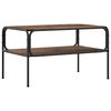 vidaXL Stranska miza Star les 100 x 50 x 46 cm Inženirski les